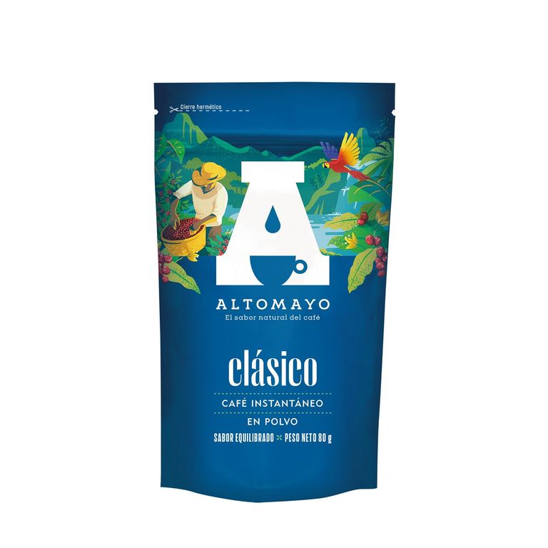 Café Instantáneo Altomayo Clásico Doypack 80 g