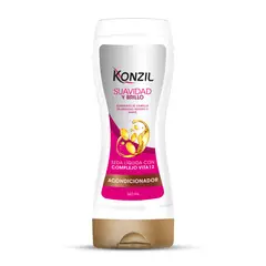 KONZIL - Acondicionador Seda Líquido con Vitaminas 12 Konzil Botella 340 mL