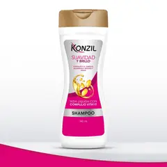 KONZIL - Shampoo Konzil Suavidad Y Brillo Seda Liquida Botella 340 mL