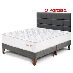 PARAISO - Dormitorio Eur Royal Elizab Ks Cab Blks Gris