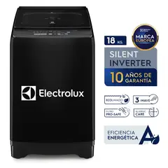 ELECTROLUX - Lavadora Inverter 18 Kg Negro