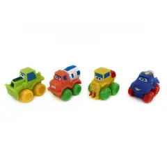 BENIC BABY - Pack x4 Vehículos Vinil