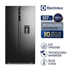 ELECTROLUX - Refrigerador No Frost Side By Side 529L