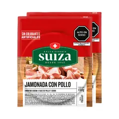 SUIZA - Jamonada con Pollo Suiza Pack 2 Empaques 200 g
