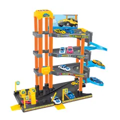 KIDS'N PLAY - Garaje de 4 Pisos con 4 Autos