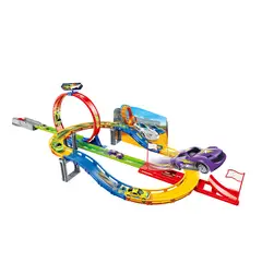 KIDS'N PLAY - Pista con Lanzador y Loop con 4 Autos