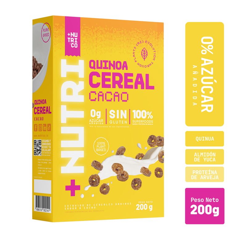 Cereal NutriCo Cacao Caja 200 g