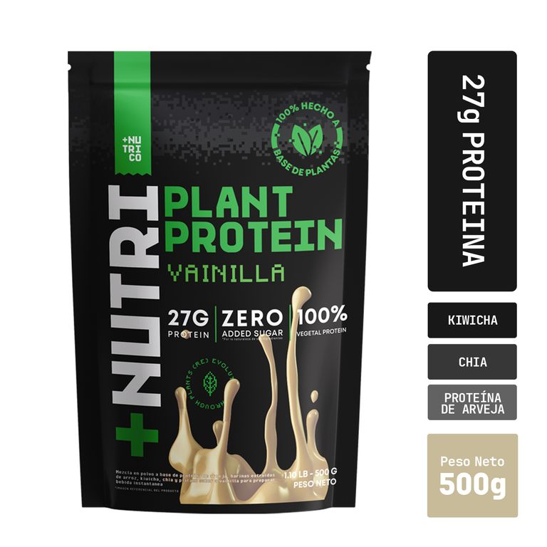 Proteína Vegetal NutriCo Vainilla Doypack 500 g
