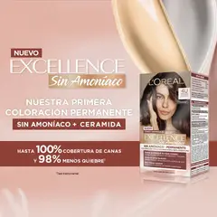 EXCELLENCE - Tinte Excellence Sin Amoniaco Tono 4U Castaño