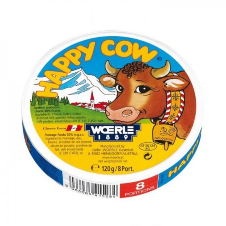 Queso Fundido Happy Cow Empaque 120 g