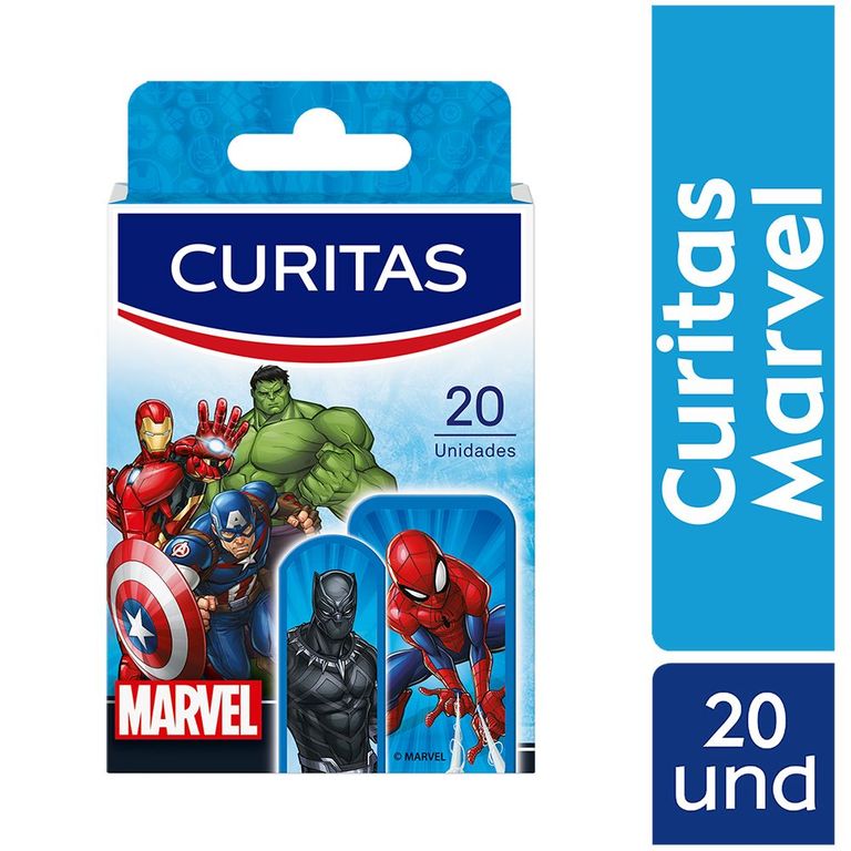 Curitas Niños Marvel Caja 20 Und