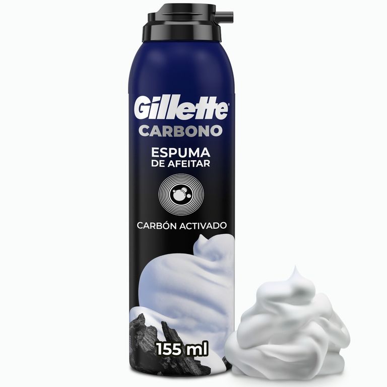 Espuma de Afeitar Gillette Carbono Envase 150 g