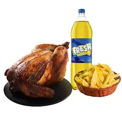 TOTTUS - Pollo + Papas + Cola Fresh Amarilla 1.5 Lt