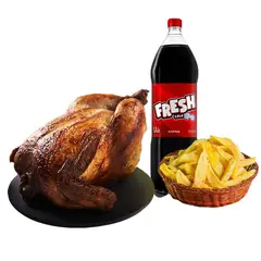 TOTTUS - Pollo + Papas + Cola Fresh Negra 1.5 Lt