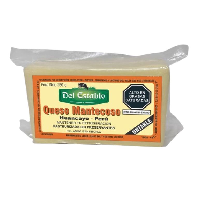 Queso Mantecoso Del Establo Empaque 250 g