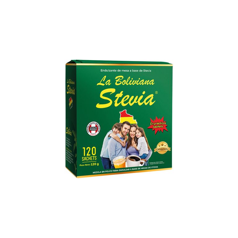 Stevia La Boliviana en Sachets Caja 120 Und