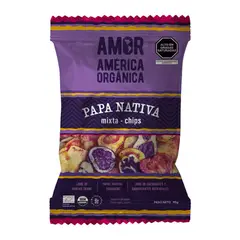 AMERICA ORGANICA - Chips Papas Nativas América Orgánica Bolsa 90 g