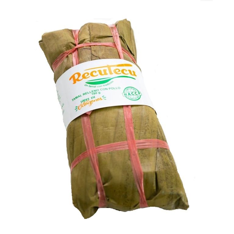 Tamal Recutecu Relleno Con Pollo 180 Gr
