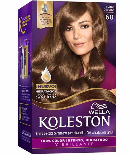 Kit Tinte Capilar Koleston Tono 60 Rubio Oscuro