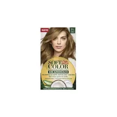 SOFT COLOR - Kit Tinte Capilar Soft Color Sin Amoniaco Tono 71 Rubio Cenizo