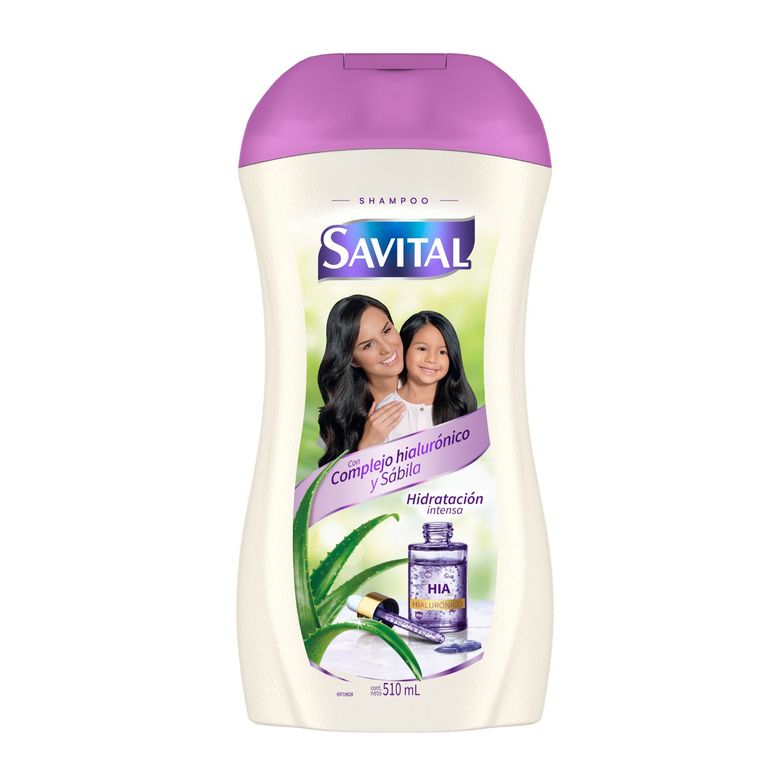 Shampoo Savital Complejo Hialurónico Botella 510 mL