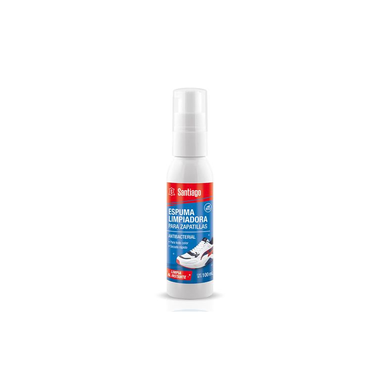 Espuma Limpiadora en Spray Zapatillas Santiago Envase 100 mL