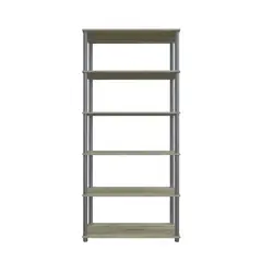 CASA JOVEN - Estante 5 Divisiones Polytubo Sonoma