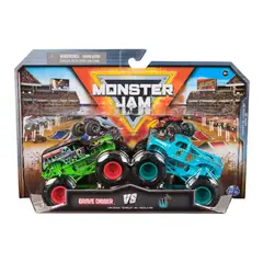 MONSTER JAM - Pack x2 Vehículos Escala 1:64 Surtido