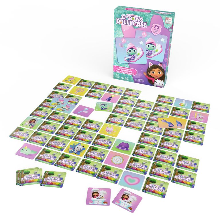 Juego de Memoria Gabby's Dollhouse