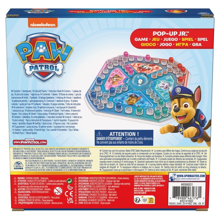 Juego de Mesa Ludo Jr Paw Patrol