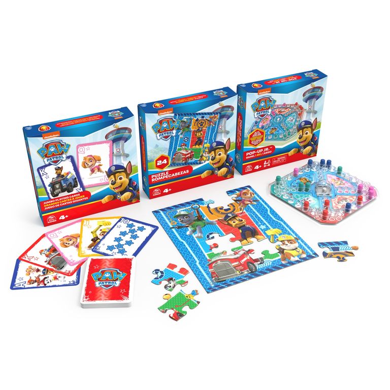Pack x3 Juegos de Mesa Paw Patrol