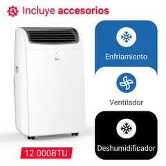 RHEEM - Aire Acondicionado Portátil 12000Btu Frío
