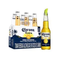 undefined - Cerveza Corona Extra Sixpack Botella 330 mL