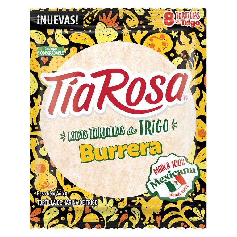 Tortilla De Trigo Tía Rosa Burrera Bolsa 8 Und