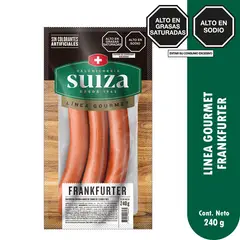 SUIZA - Salchicha Frankfurter Suiza Gourmet Empaque 240 g