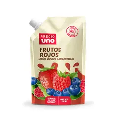 PRECIO UNO - Jabón Líquido Antibacterial Frutos Rojos Doypack 200 mL