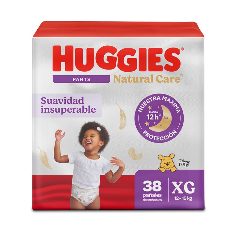 Pañales Pants Huggies Natural Care Talla XG Empaque 38 Und