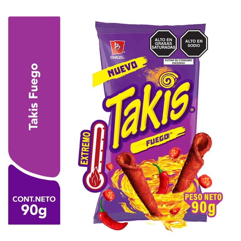 Takis Fuego Bolsa 90 g