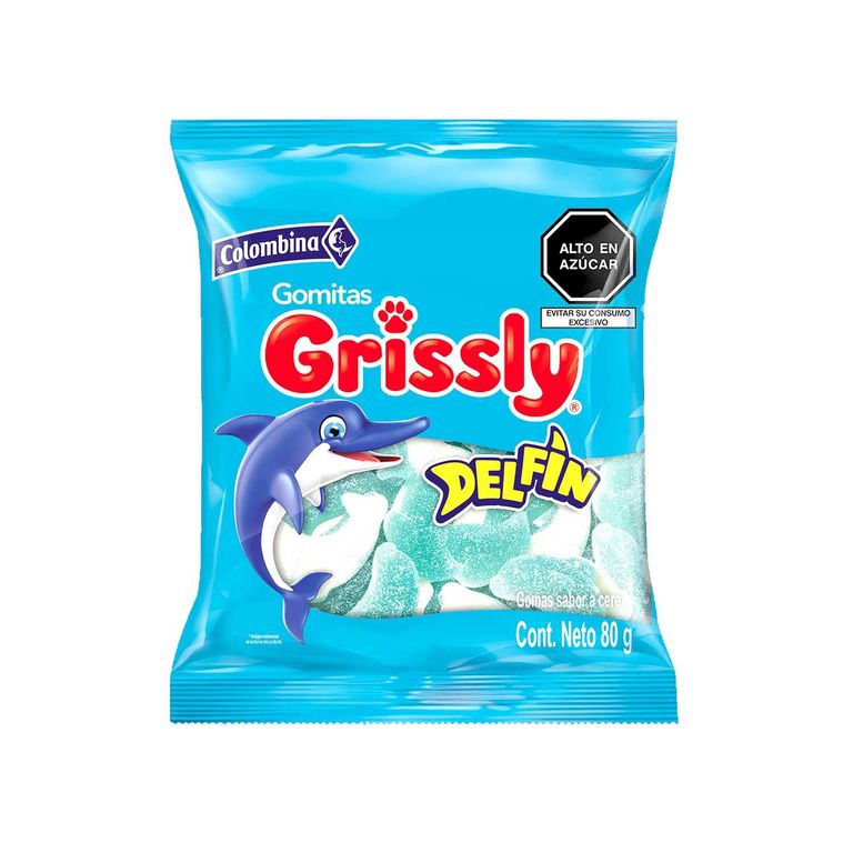 Gomitas Grissly Delfín Bolsa 80 g