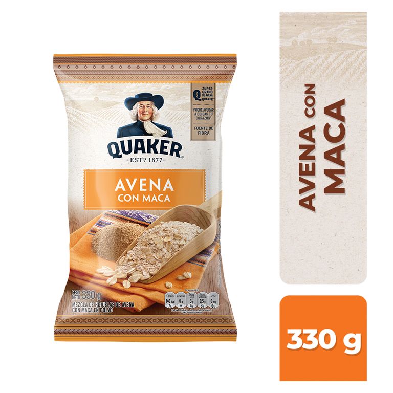 Avena Quaker con Maca Bolsa 330 g