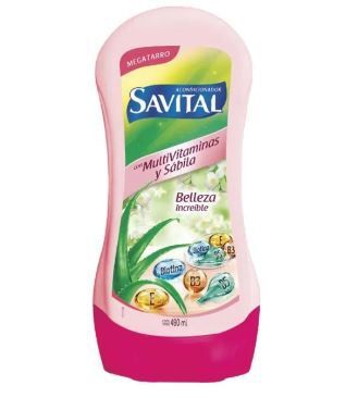 Acondicionador Savital Multivitaminas Sábila Botella 490 mL