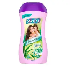 SAVITAL - Shampoo Colageno Sabila Botella 510 mL