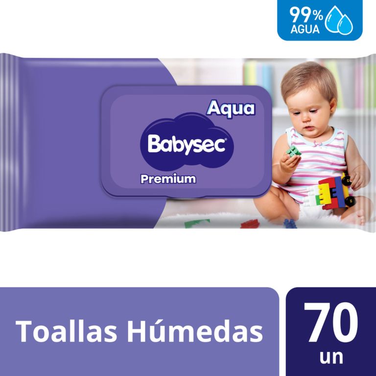 Toallitas Húmedas Babysec Premium Empaque 70 Und