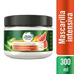 HERBAL ESSENCES - Mascarilla Herbal Essences Hidratación Pomelo Blanco Y Aloe Envase 300 mL