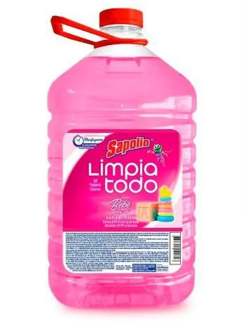 Limpiatodo Antibacterial Sapolio Bebé Botella 4.9 L