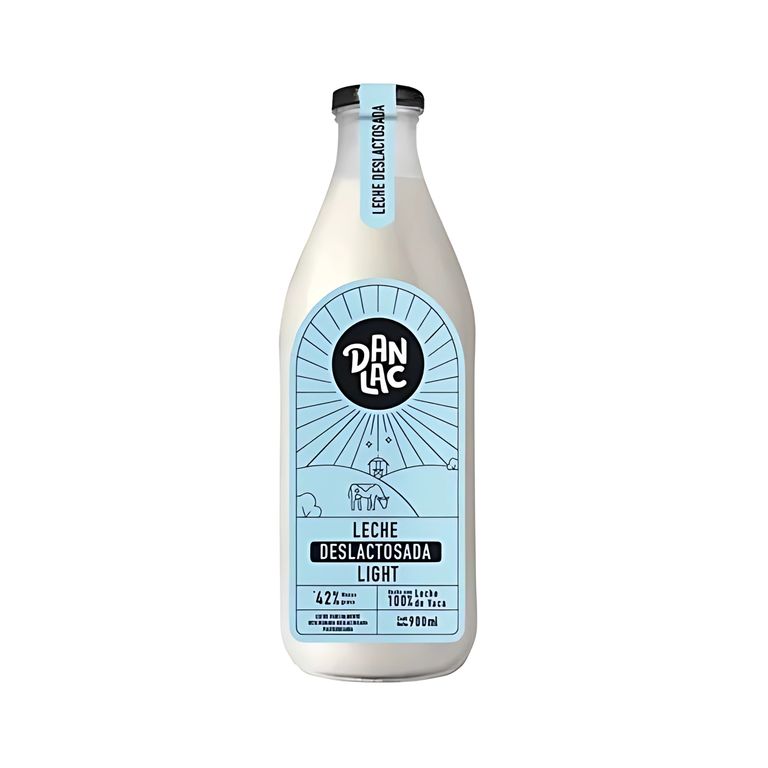Leche Deslactosada Danlac Light Botella 900 mL