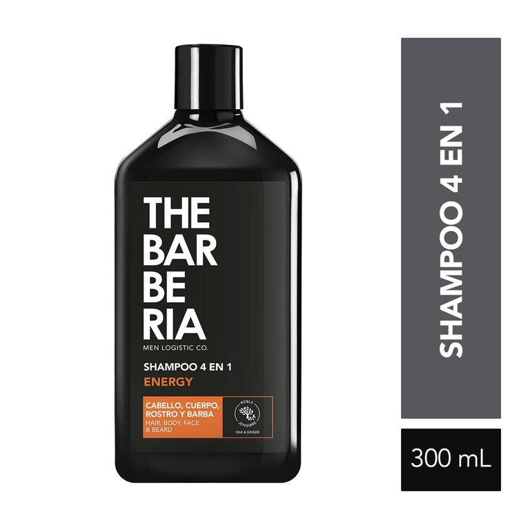 Shampoo 4 en 1 The Barberia Envase 300 mL