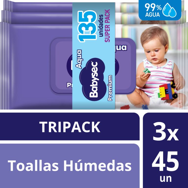 Toallitas Húmedas Babysec Premium Empaque 145 Und