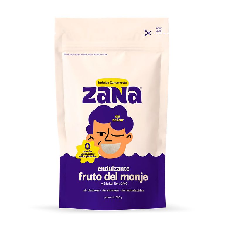 Endulzante Fruto del Monje Zana Doypack 800 g