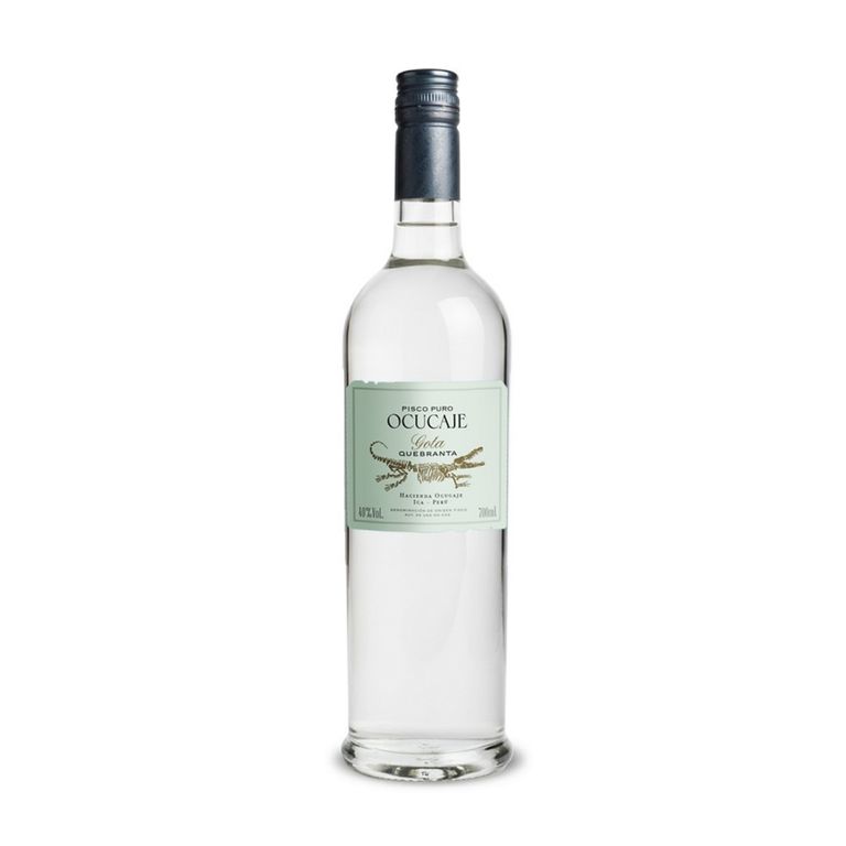 Pisco Quebranta Ocucaje Gota Botella 700 mL